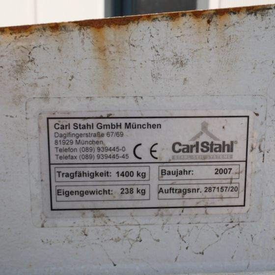 Kokë për Pajisje për trajtimin e materialeve Carl Stahl Battery change hook: foto 4