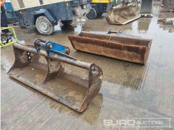  Strickland 59", 59" Ditching Bucket 45mm Pin to suit 4-6 Ton Excavator - Kovë