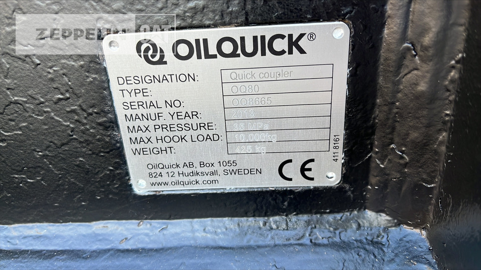 Bashkues i shpejtë për Makineri ndërtimi Oilquick Deutschland GmbH OQ80 SW 330F: foto 3