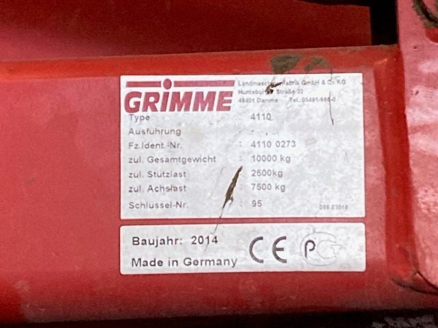 Makinë për nxjerrjen e patateve Grimme SE 260 UB: foto 14