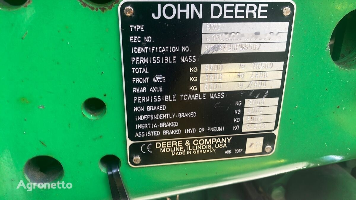 Traktor John Deere 6830: foto 26