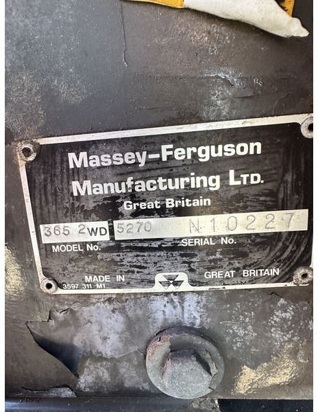 Traktor Massey Ferguson 365: foto 12