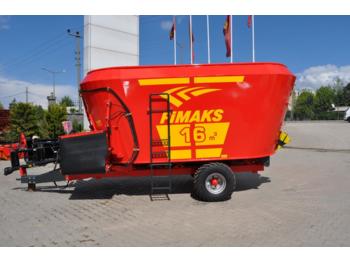 Fimaks Futtermischwagen 16m3 FMV 16 F/ feeding mixer / wóz paszowy - Vagon për përzierjen e foragjereve