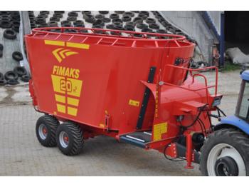 Fimaks Futtermischwagen 20m3 FMV 20 F/ feeding mixer / wóz paszowy - Vagon për përzierjen e foragjereve