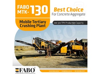 Gurëthyesi i ri FABO MTK-130 MOBILE CRUSHING & SCREENING PLANT – SAND MACHINE: foto 1