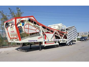 MESAS 100 m3/h MOBILE CONCRETE BATCHING PLANT - Impiant betoni