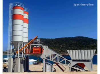 POLYGONMACH 100 m3 per hour mobile concrete batching plant - Impiant betoni