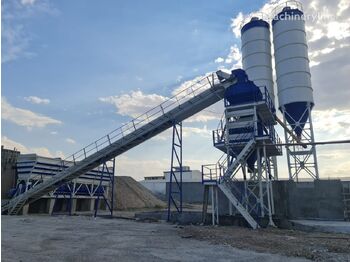 POLYGONMACH Stationary 135m3 Batching Planr with Double Planetery Mixer - Impiant betoni