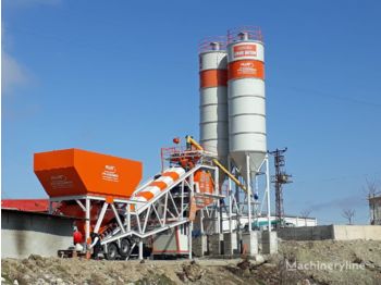 Plusmix 100 m³/hour Mobile Concrete Batching Plant - BETONYY ZAVOD - CEN - Impiant betoni