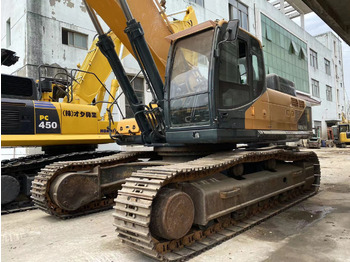 Ekskavator me zinxhirë Korea made HYUNDAI used excavator good condition R485LVS best service on sale: foto 4