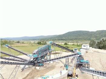 Constmach 250 TPH Stationary Aggregate and Sand Washing Plant - Makinë sitëse