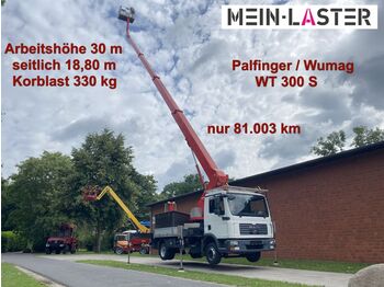 MAN 7.150 WT 300 S Wumag/ Palfinger seitl.  18.8 m  - Platformë ajrore e montuar në kamion