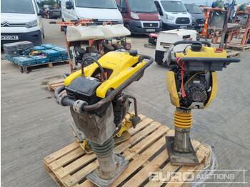  Petrol Vibrating Trench Compactor (2 of), Petrol Vibrating Compaction Plate - tokmak