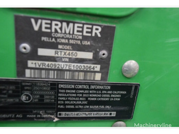 Vermeer RTX450 - Hapës kanalesh: foto 5