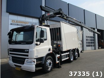 Kamion mbeturinash DAF FAN 75 CF 250 Euro 5 Hiab 21 ton/meter laadkraan: foto 1