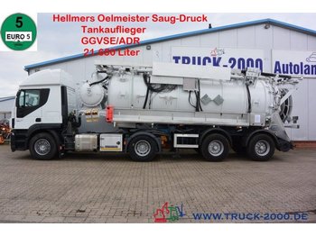 Kamion me vakuum Iveco Stralis AD 420 +Hellmers Kanal Saug-Druck-Spüler: foto 1