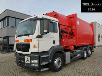 Kamion mbeturinash MAN TGS 26.320 6X2-2 BL / Lenkachse / GERMAN