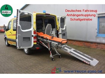 Ambulancë Mercedes-Benz Sprinter 315 CDI RTW Trage Rollstuhl Rampe AHK: foto 1