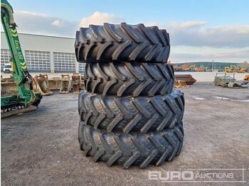  Set of Tyres and Rims to suit Valtra Tractor - Gomë