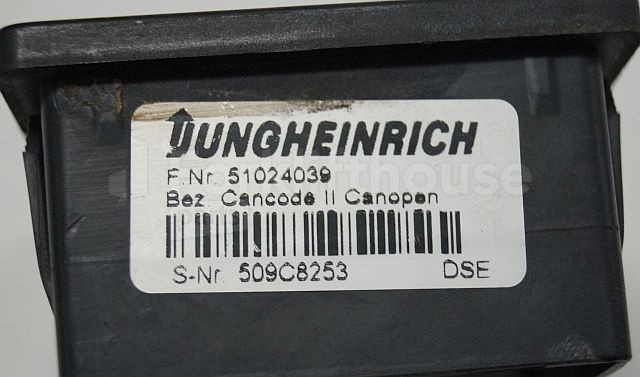 Kabllot/ Pajimet e telave për Pajisje për trajtimin e materialeve Jungheinrich 51024039 Codekey Can Open Cancode II sn. 509C8253: foto 3
