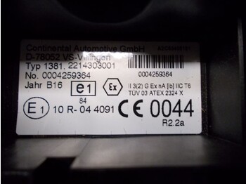 Sistemi elektrik për Kamioni Mercedes-Benz 1381. 2214303001 part 004259364 MP4 model 2018 VDO: foto 2