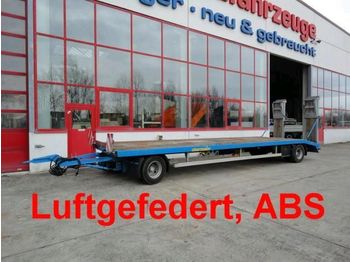 Rimorkio me plan ngarkimi të ulët për transportimin e makinerive të rënda Obermaier 2 Achs Tiefladeranhänger mit gerader Lad: foto 1