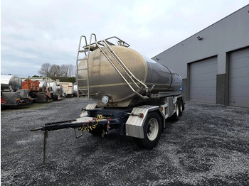Magyar 3 AXLES - INSULATED STAINLESS STEEL TANK 17000L 1 COMP - Rimorkio me bot