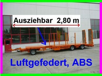Müller-Mitteltal 3 Achs Tieflader  Anhänger 2,80 m ausziehbar - Rimorkio me plan ngarkimi të ulët