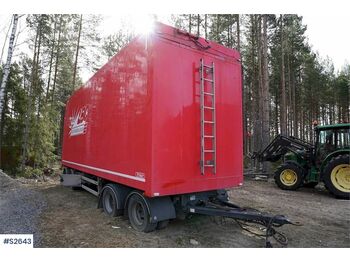 TYLLIS 4PVH Wood Chip Combi trailer with hydraulics - Rimorkio me vagonetë të mbyllur
