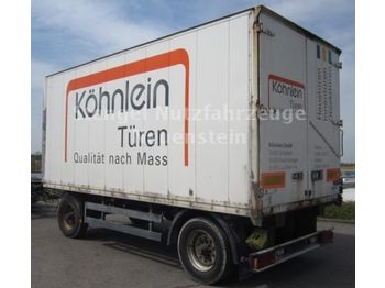 Wackenhut 12 to 2-Achs Anhänger Koffer+Portaltüren  - Rimorkio me vagonetë të mbyllur