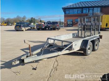  Indespension 2.6 Ton Twin Axle Plant Trailer, Ramp - Rimorkio për makineri ndërtimi