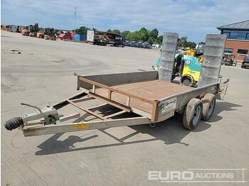  Indespension Twin Axle Plant trailer, Ramp - Rimorkio për makineri ndërtimi