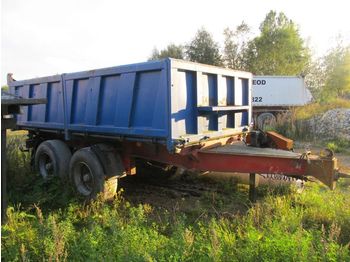 Kempf 2 axle trailer+scania  - Rimorkio vetëshkarkuese