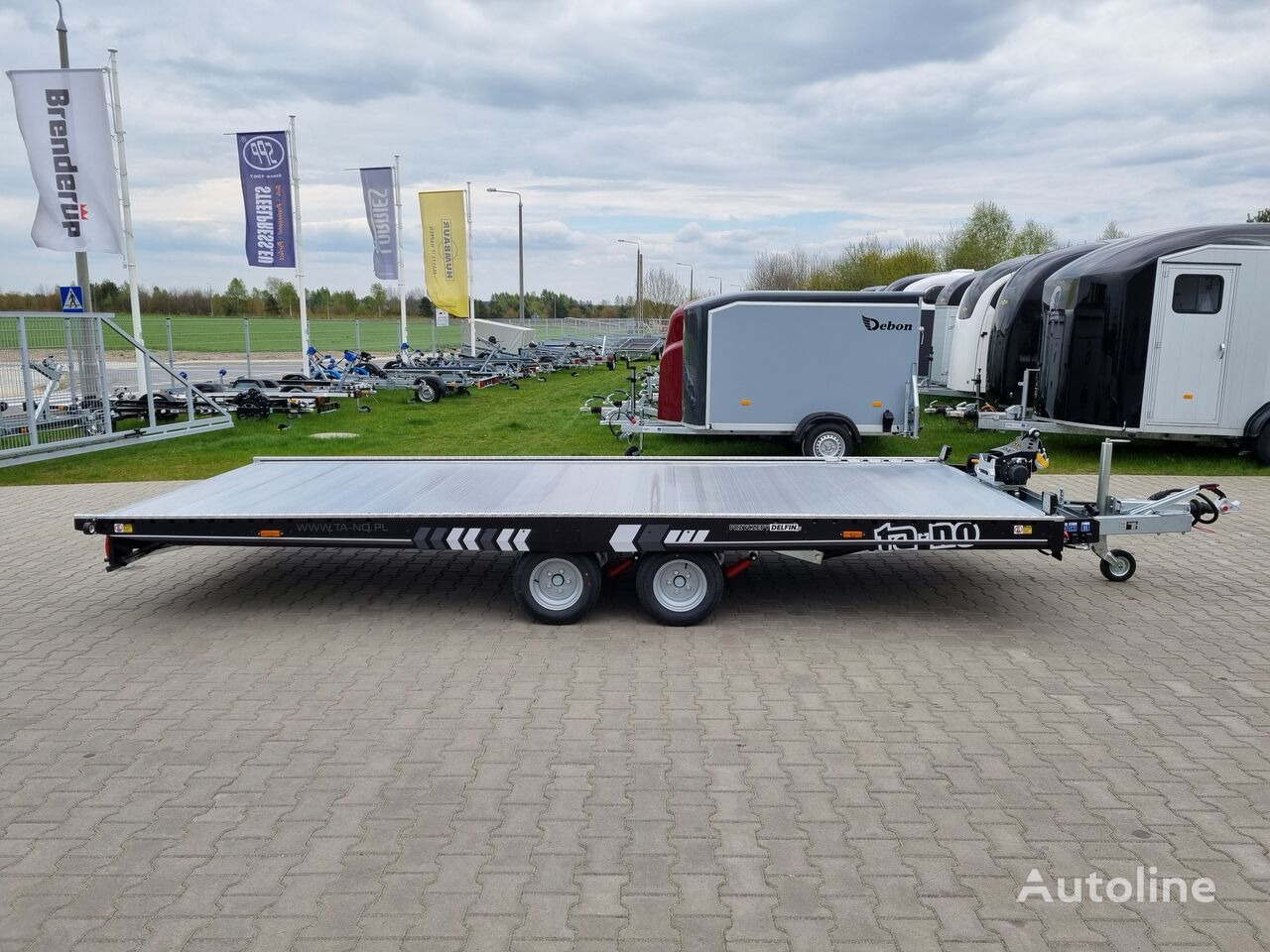 Rimorkio autotransportuese i ri TA-NO FORMULA 30.50 PREMIUM 5 x 2,1 m electric winch and electric lift: foto 5