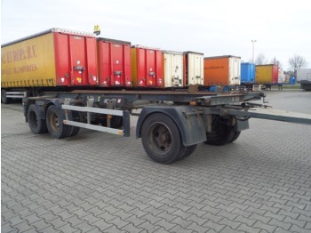De Kraker BUR10 18W air suspension, BPW, lift axle - Transportjer kontejnerësh/ Rimorkio me karroceri të çmontueshme