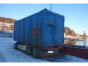 Nor Slep krok slephenger - Transportjer kontejnerësh/ Rimorkio me karroceri të çmontueshme