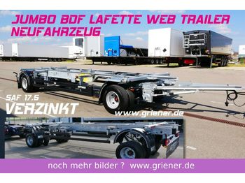 Transportjer kontejnerësh/ Rimorkio me karroceri të çmontueshme i ri Web-Trailer JUMBO / MAXI BDF 7,15/7,45 LAFETTE 960 mm höhe: foto 1