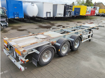 Transportjer kontejnerësh/ Gjysmë rimorkio me karroceri të çmontueshme BURG