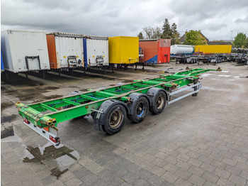 Transportjer kontejnerësh/ Gjysmë rimorkio me karroceri të çmontueshme LECITRAILER