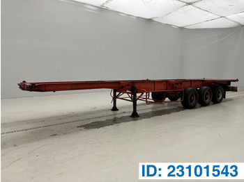 Transportjer kontejnerësh/ Gjysmë rimorkio me karroceri të çmontueshme TITAN