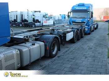 Transportjer kontejnerësh/ Gjysmë rimorkio me karroceri të çmontueshme VAN HOOL 40'
