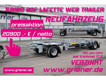 Transportjer kontejnerësh/ Rimorkio me karroceri të çmontueshme WEB TRAILER
