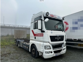 Transportjer kontejnerësh/ Kamion me karroceri të çmontueshme MAN TGX 26.480