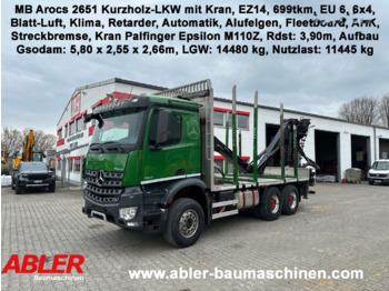 Kamion për transport druri MERCEDES-BENZ Arocs 2651