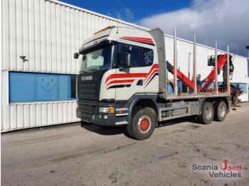 Kamion për transport druri SCANIA G 490