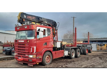 Kamion për transport druri SCANIA 124