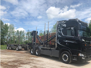 Kamion për transport druri SCANIA S 650