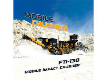 FABO FTI-130 MOBILE IMPACT CRUSHER 400-500 TPH | AVAILABLE IN STOCK - Gurëthyesi i lëvizshëm: foto 1