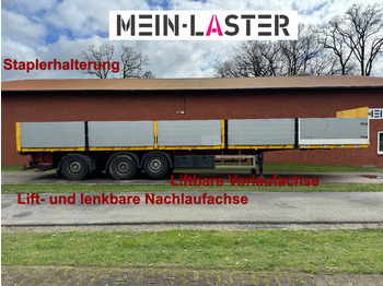 Schröder Pritsche Staplerhalterung Lenkachse  - Gjysmë rimorkio e hapur/ Platformë: foto 1