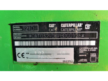 Caterpillar 321DLCR - Ekskavator me zinxhirë: foto 2